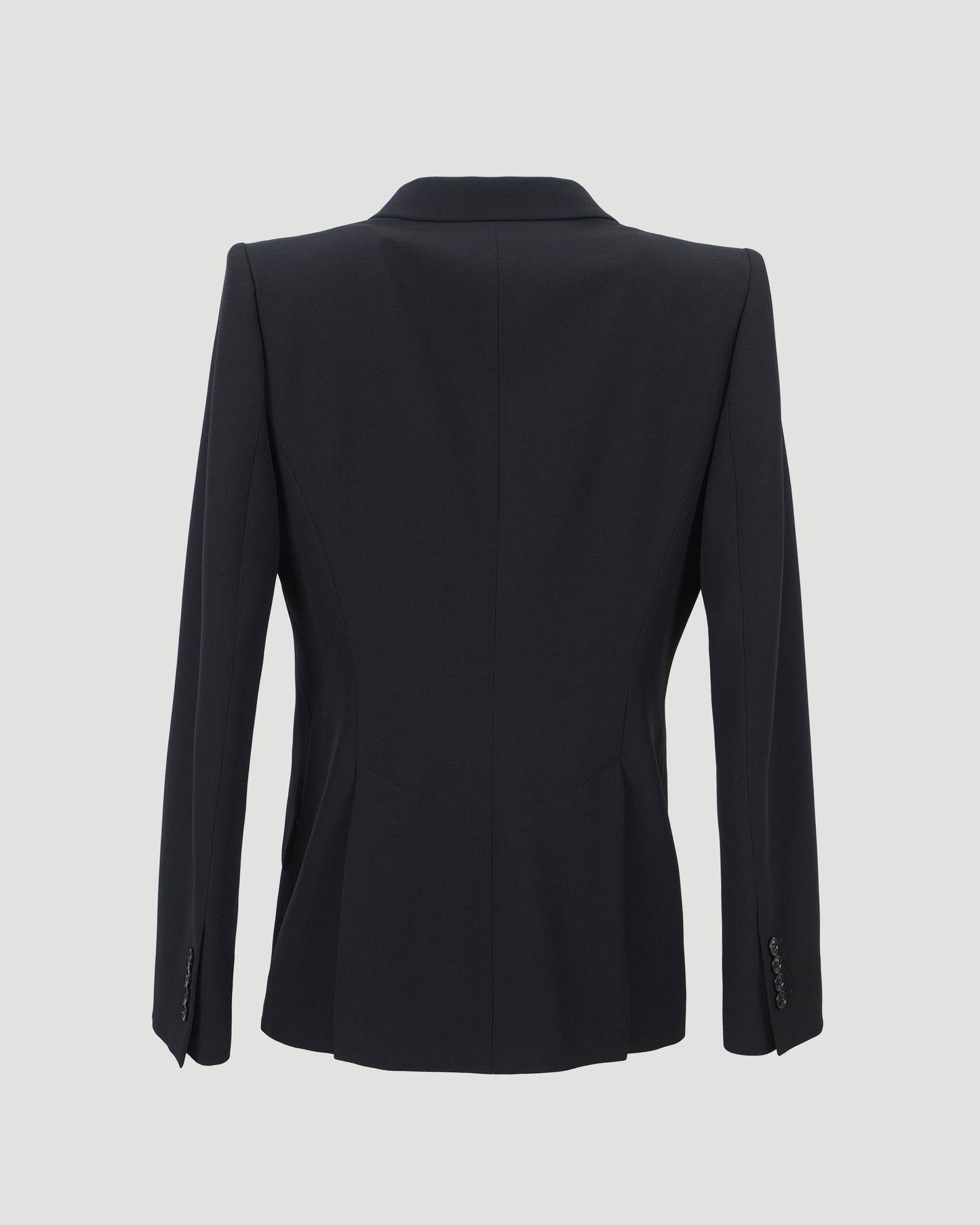 LEAF CREPE JACKET IN BLACK
