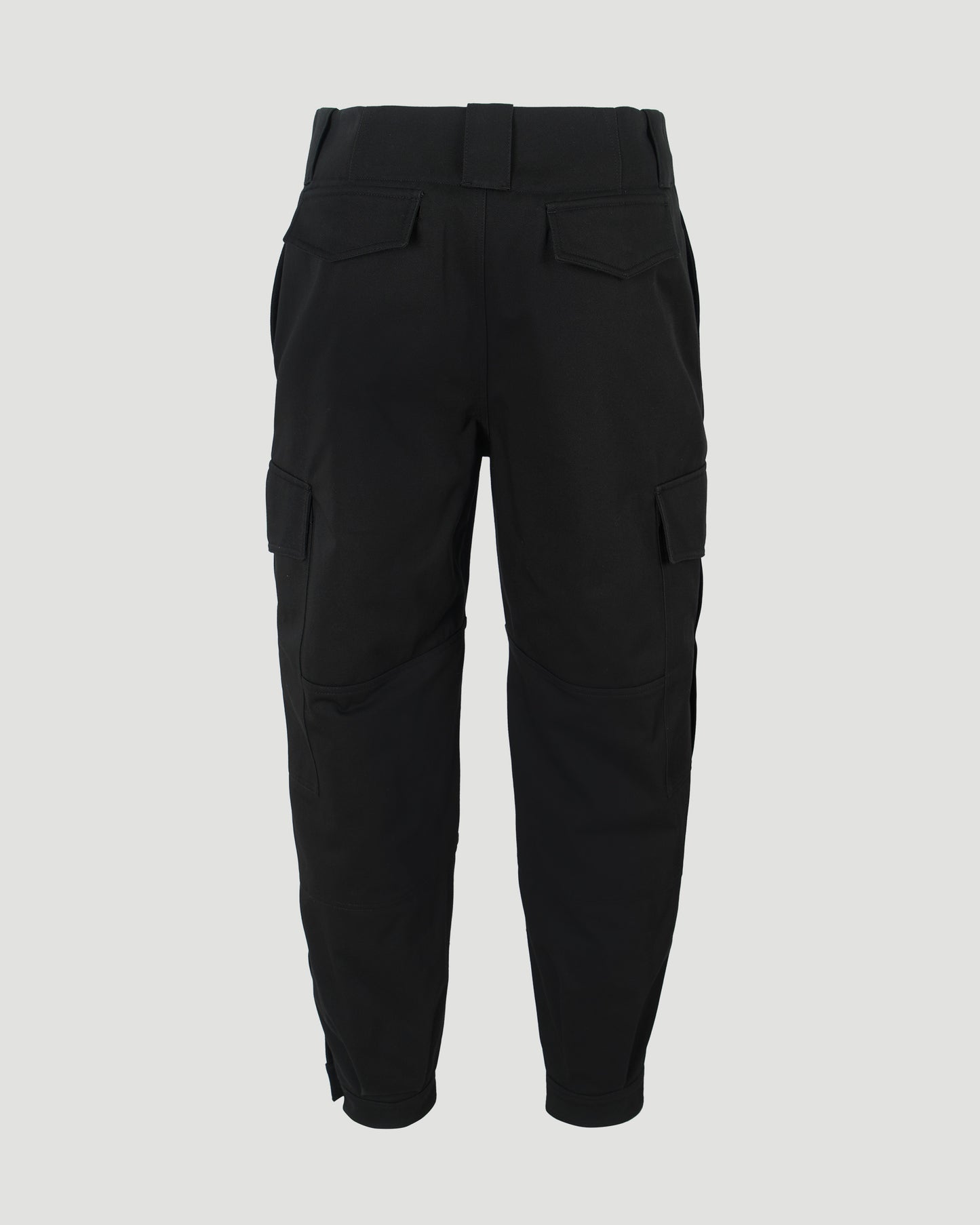 MILITARY CARGO TROUSERS IN BLACK
