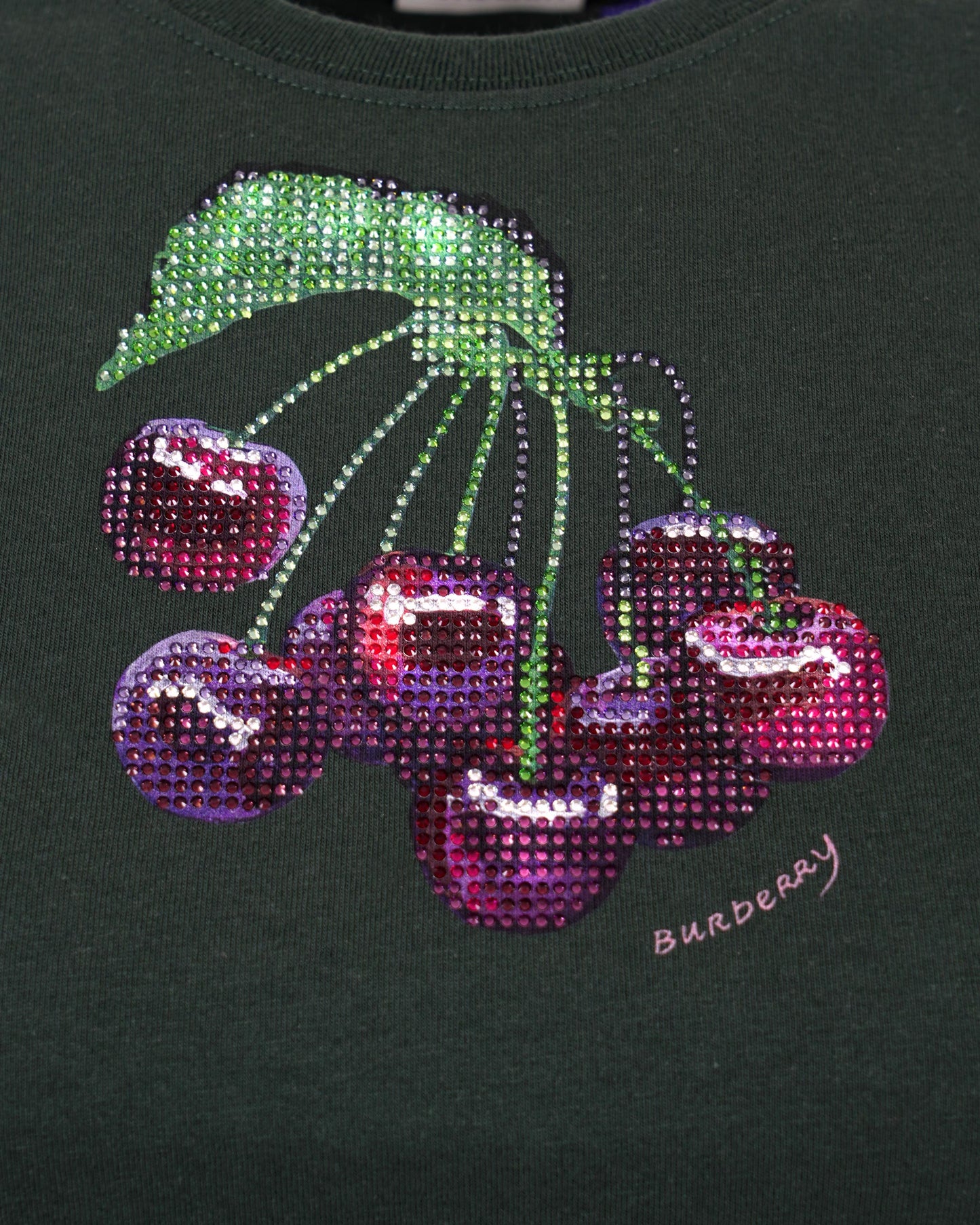 Crystal Cherry Cotton T-shirt