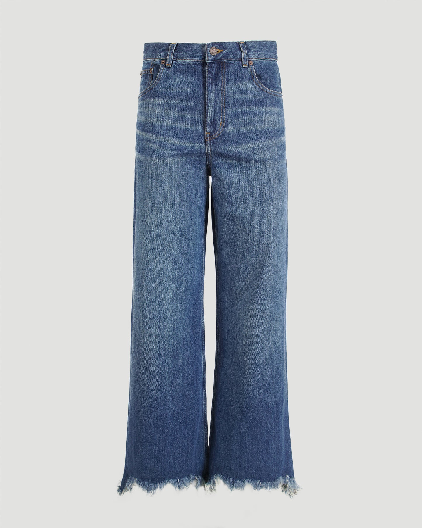 Cropped Wide-Leg Jeans