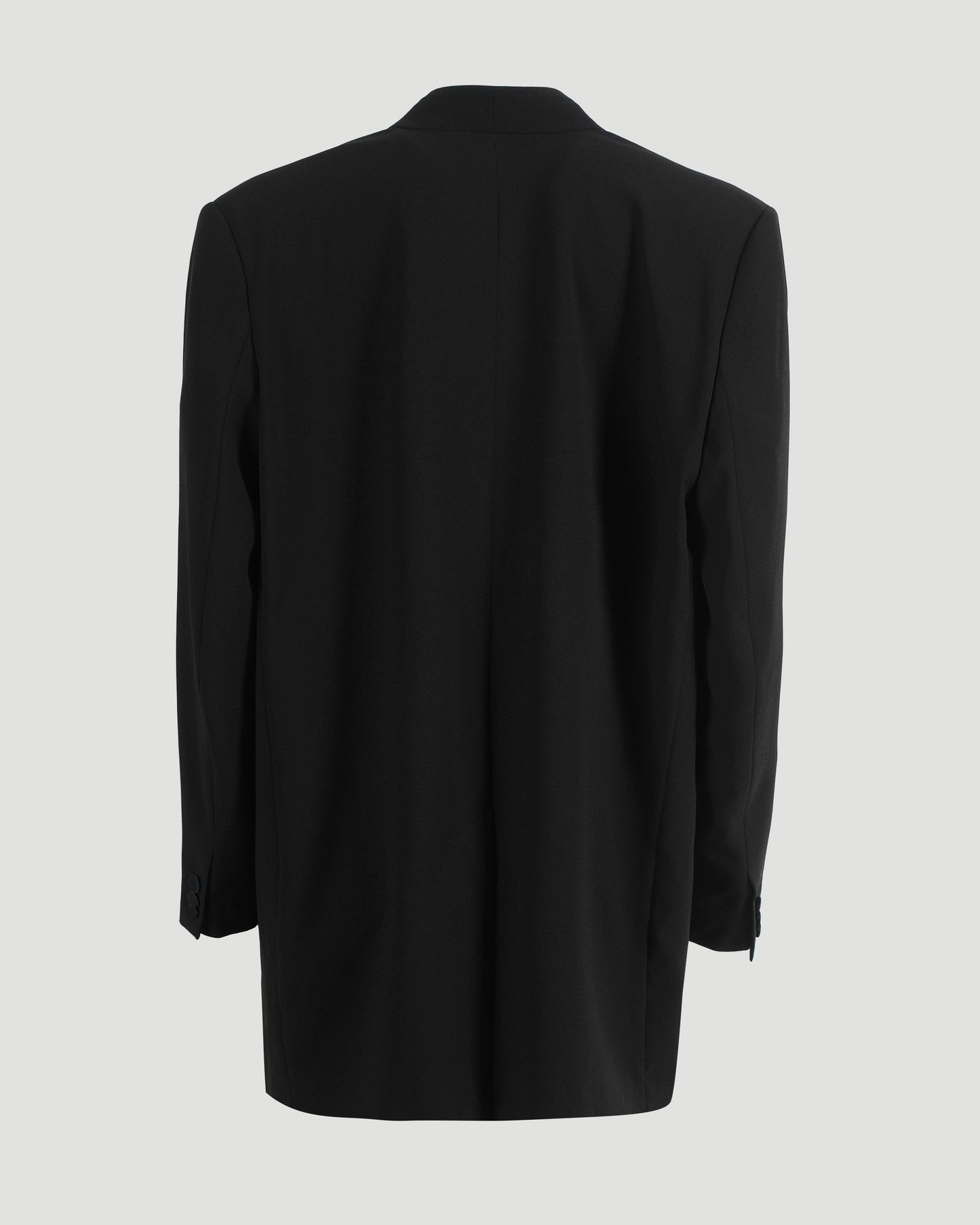 Single-breasted blazer in black