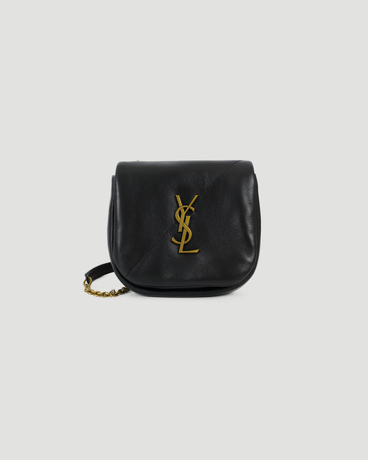 Nano Jamie Shoulder Bag in Black