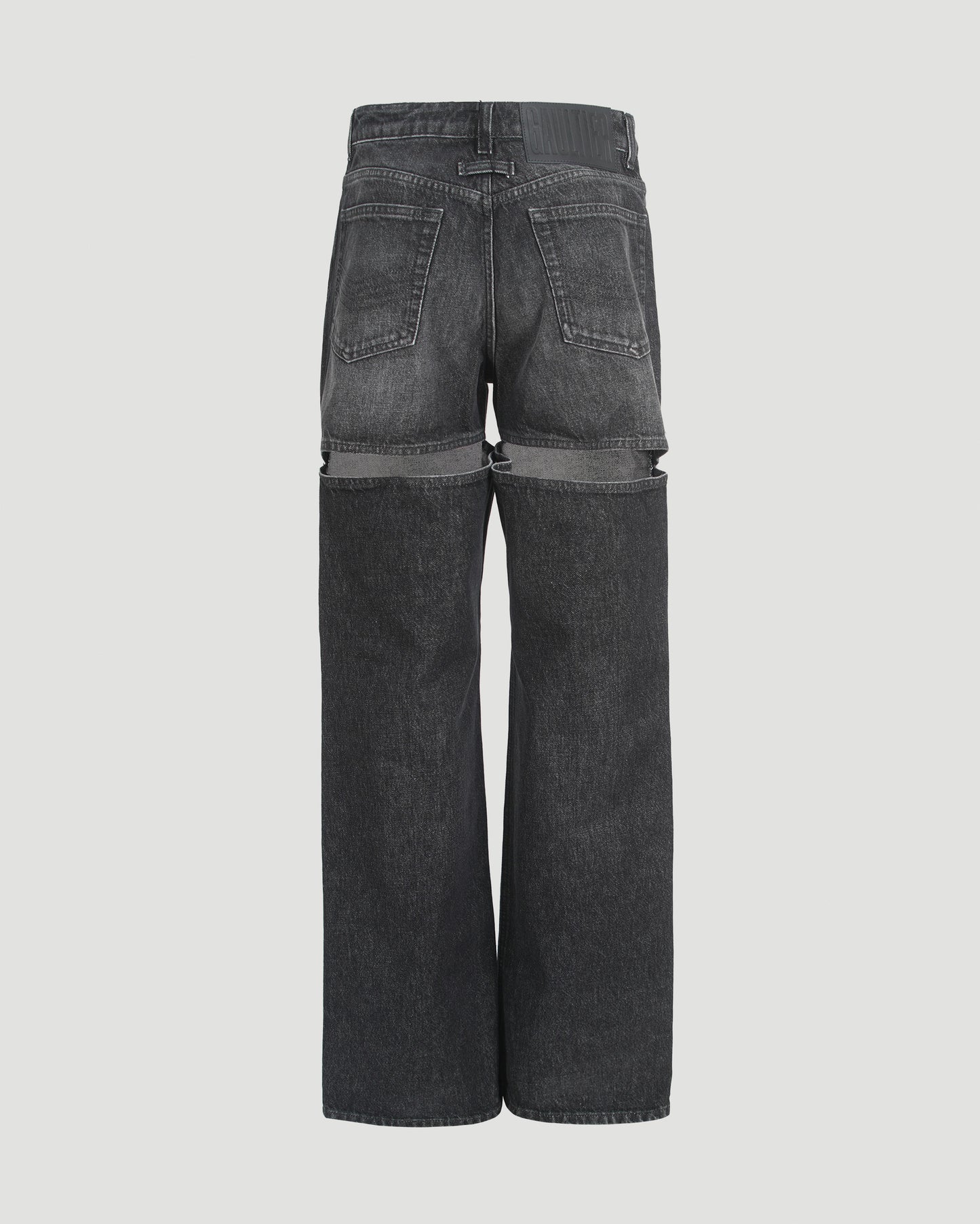 The Black Cut-Out Jeans