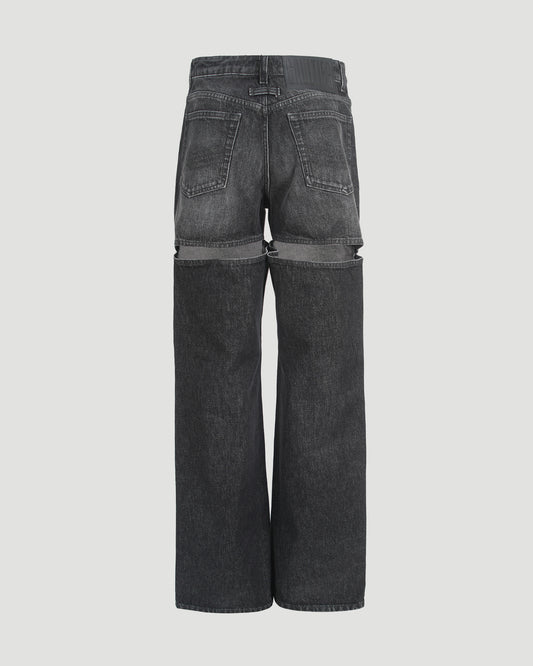The Black Cut-Out Jeans