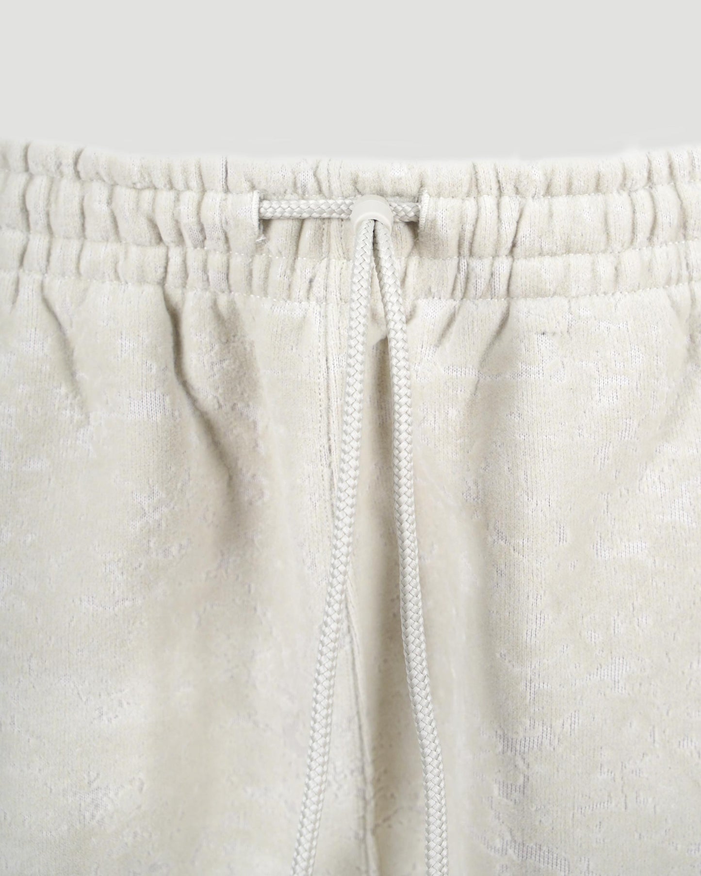 TRACK PANTS IN FLOCKED TERRY