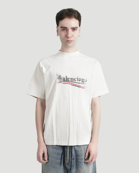 LOGO T-SHIRT IN CREAM