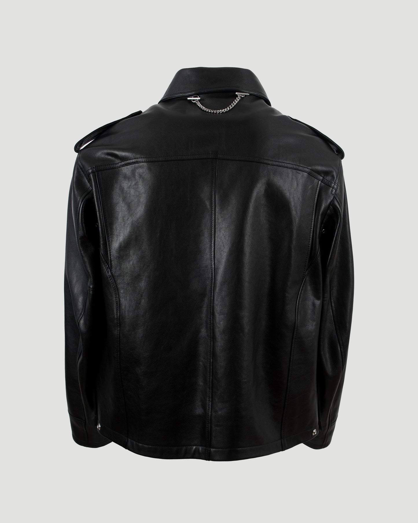 Alexander McQueen Black Leather Jacket — product photo 2