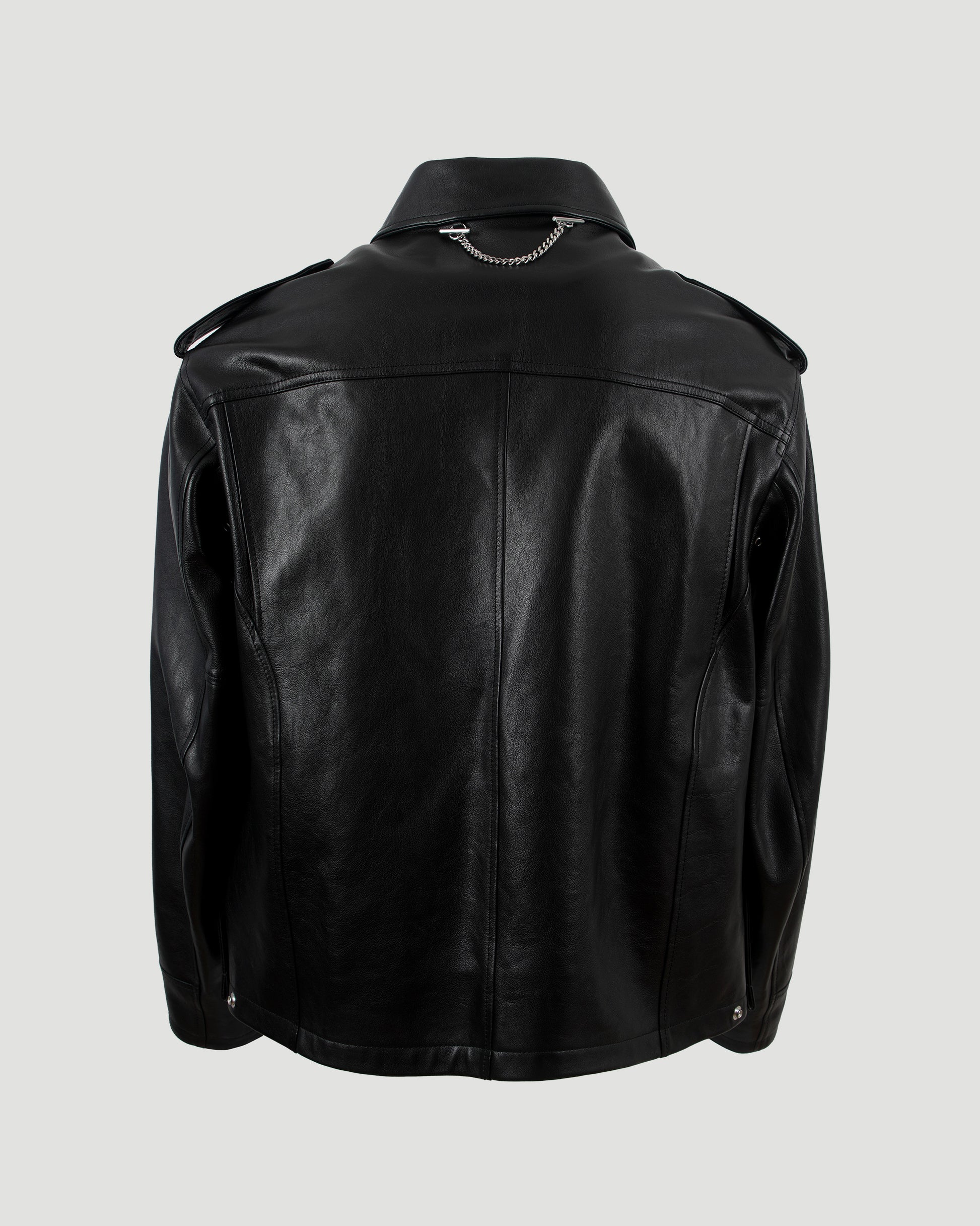 Alexander McQueen Black Leather Jacket — product photo 2