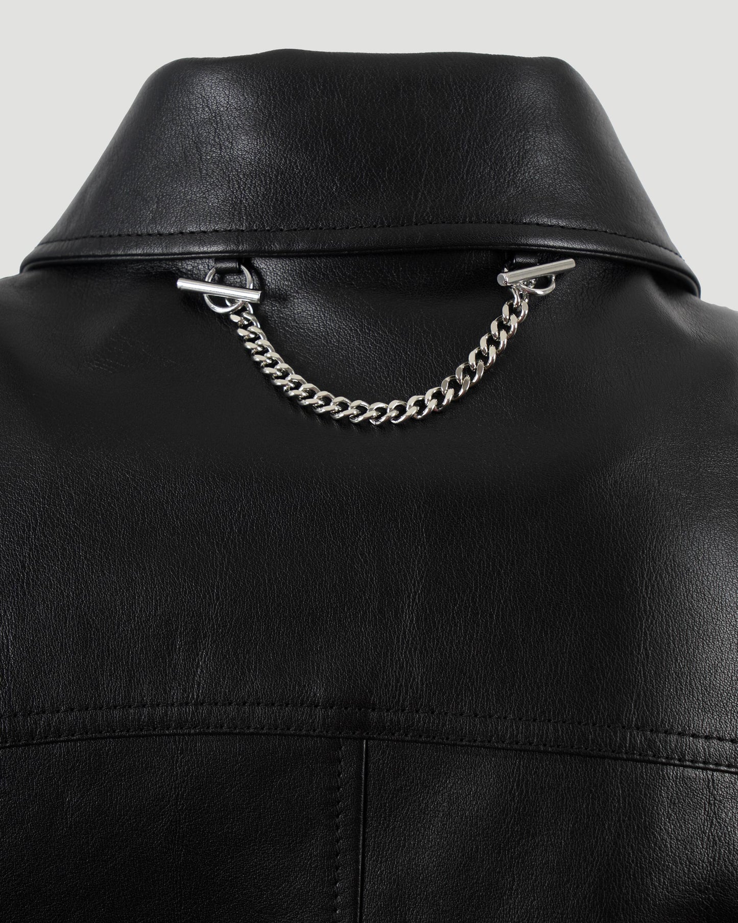 Alexander McQueen Black Leather Jacket — product photo 5