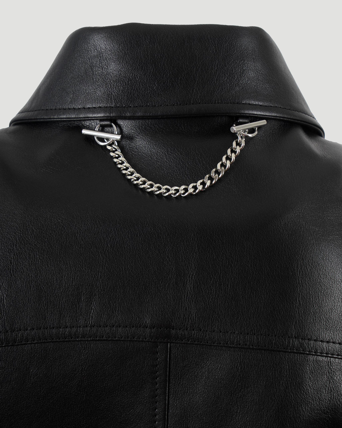 Alexander McQueen Black Leather Jacket — product photo 5