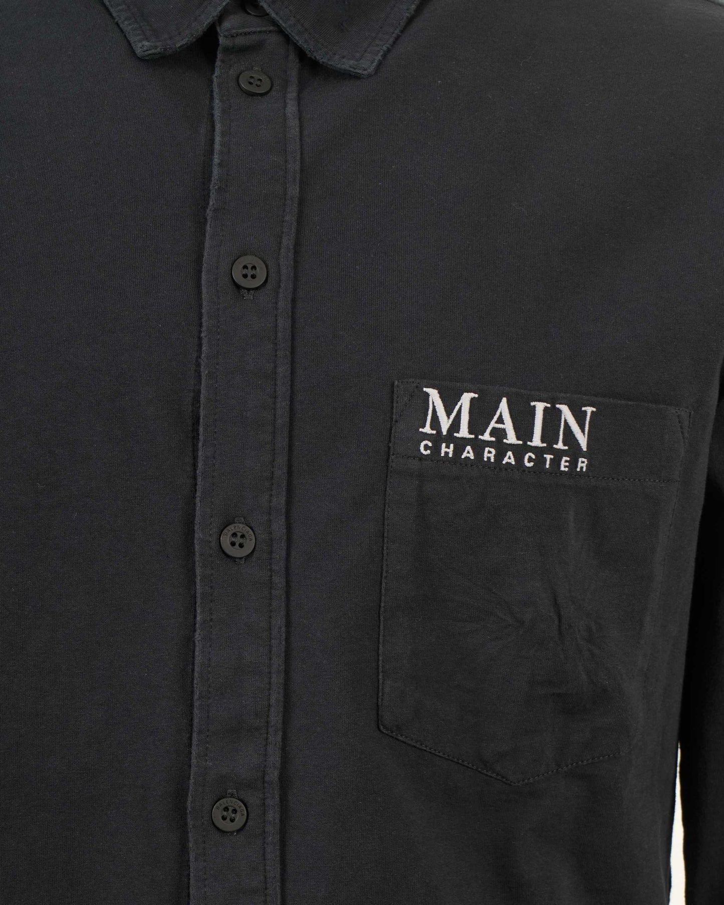 Balenciaga Main Character Artwork Shirt in Black — product photo 2