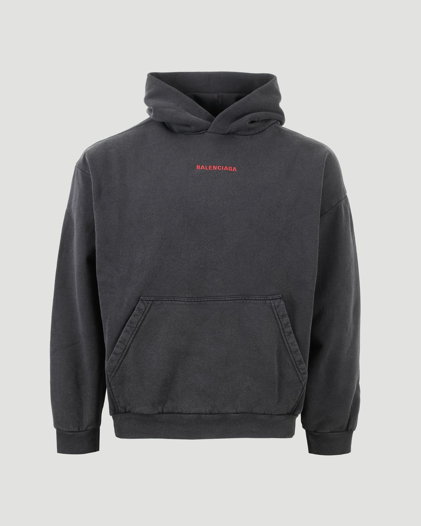 Medium Fit Hoodie in Faded Black