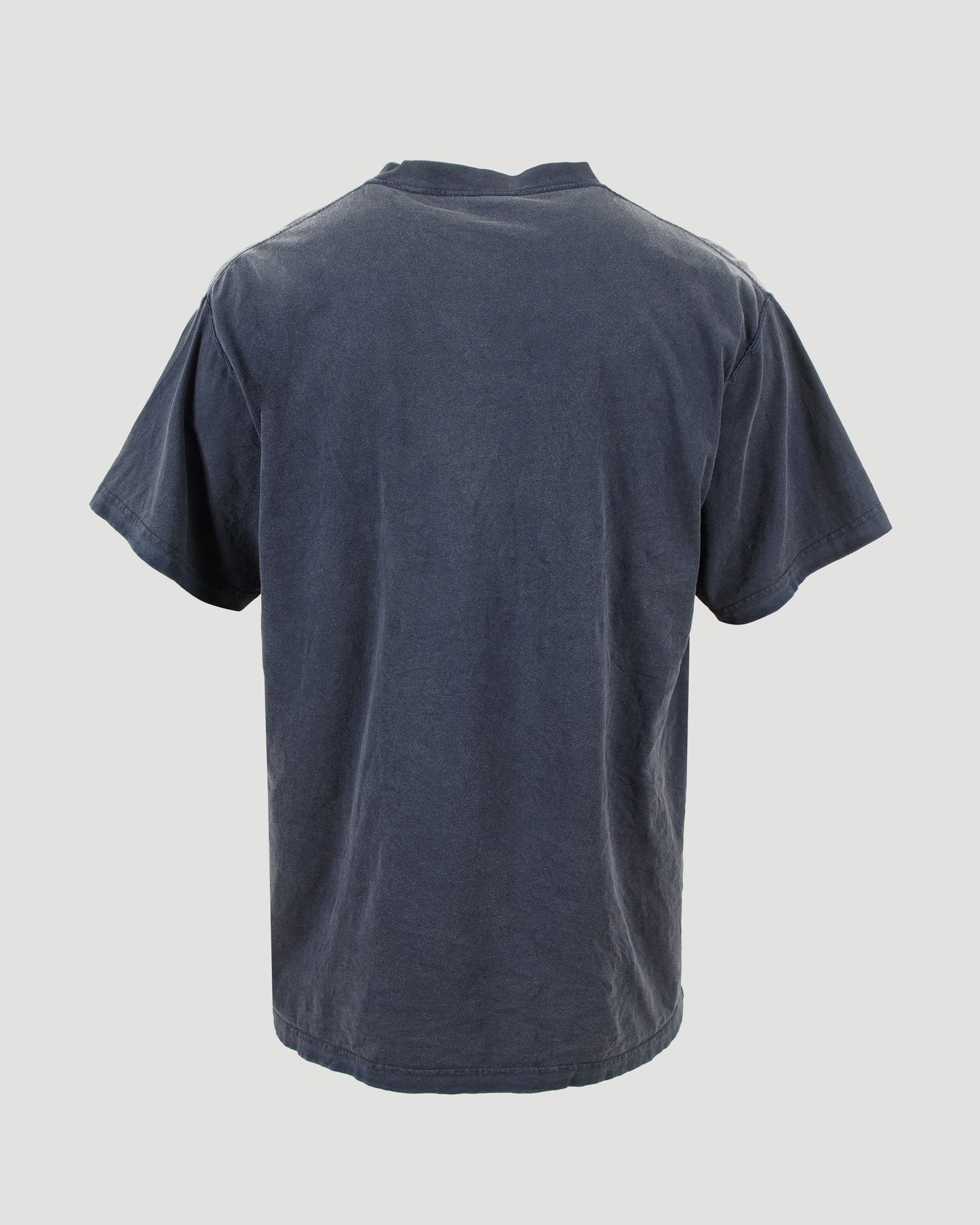 Luxury Script Oversized T-Shirt in Washed Navy