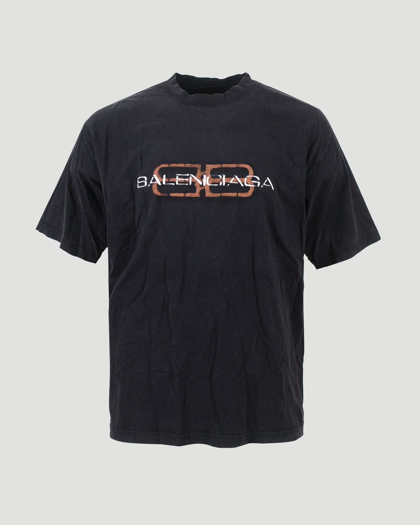 BB Icon Stencil T-Shirt Medium Fit in Faded Black