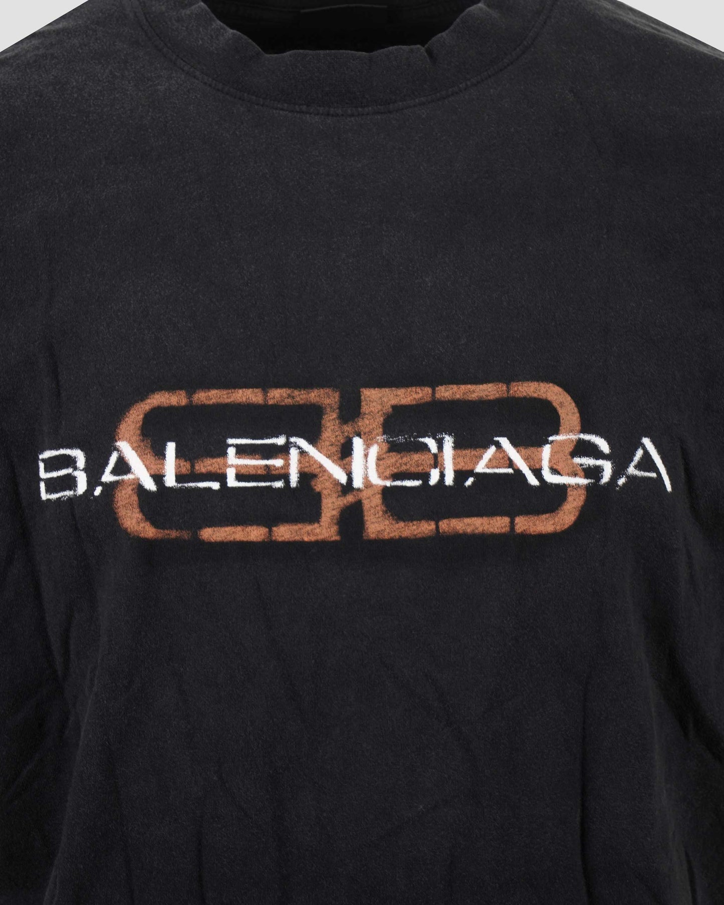 BB Icon Stencil T-Shirt Medium Fit in Faded Black