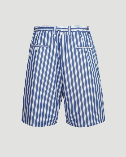 STRIPED BOWLING SHORTS