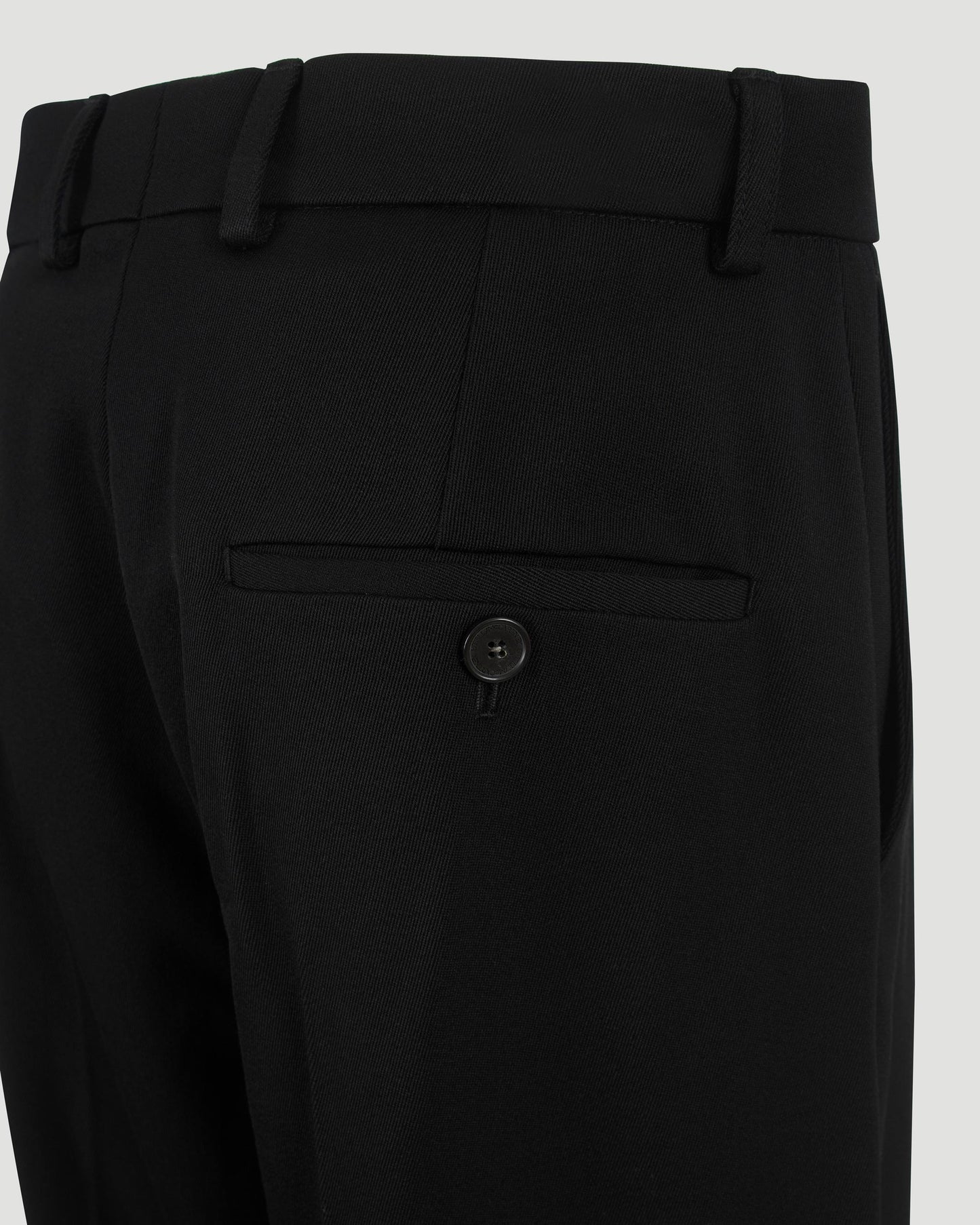 Wide-Leg Trousers in Black