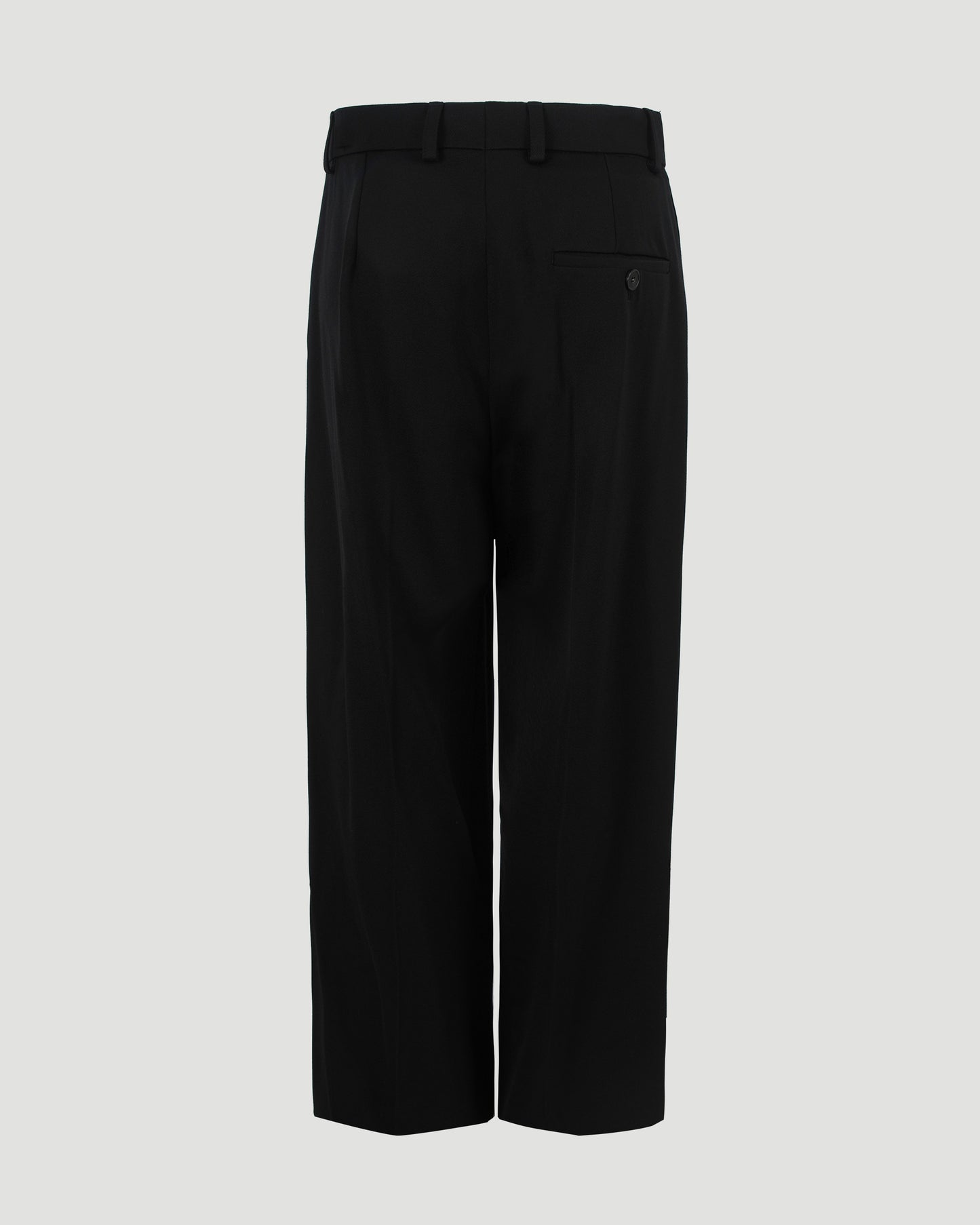 Wide-Leg Trousers in Black