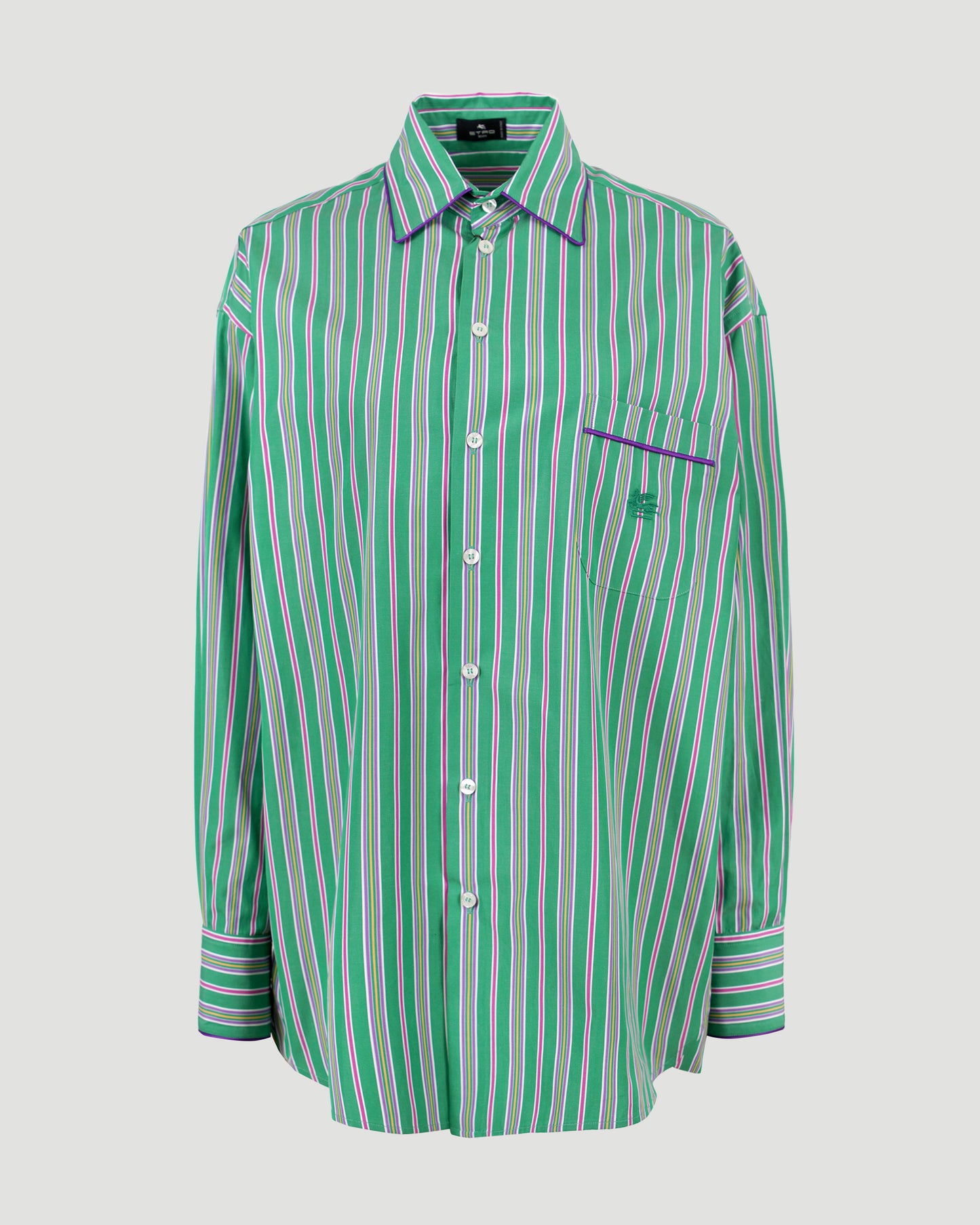 Striped Cotton Poplin Shirt