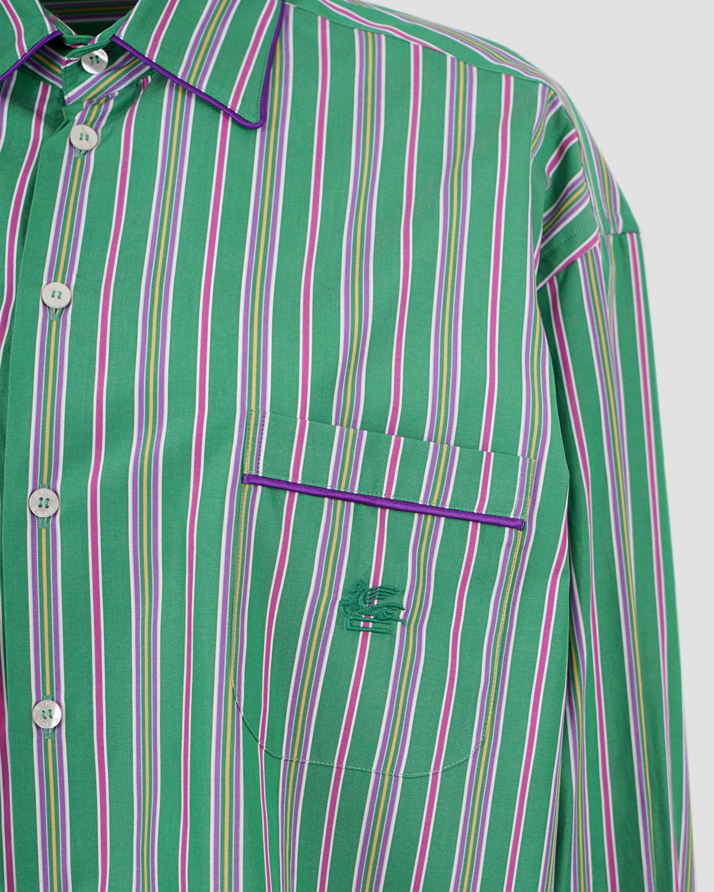 Striped Cotton Poplin Shirt