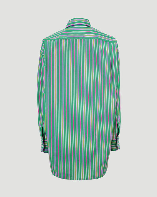 Striped Cotton Poplin Shirt