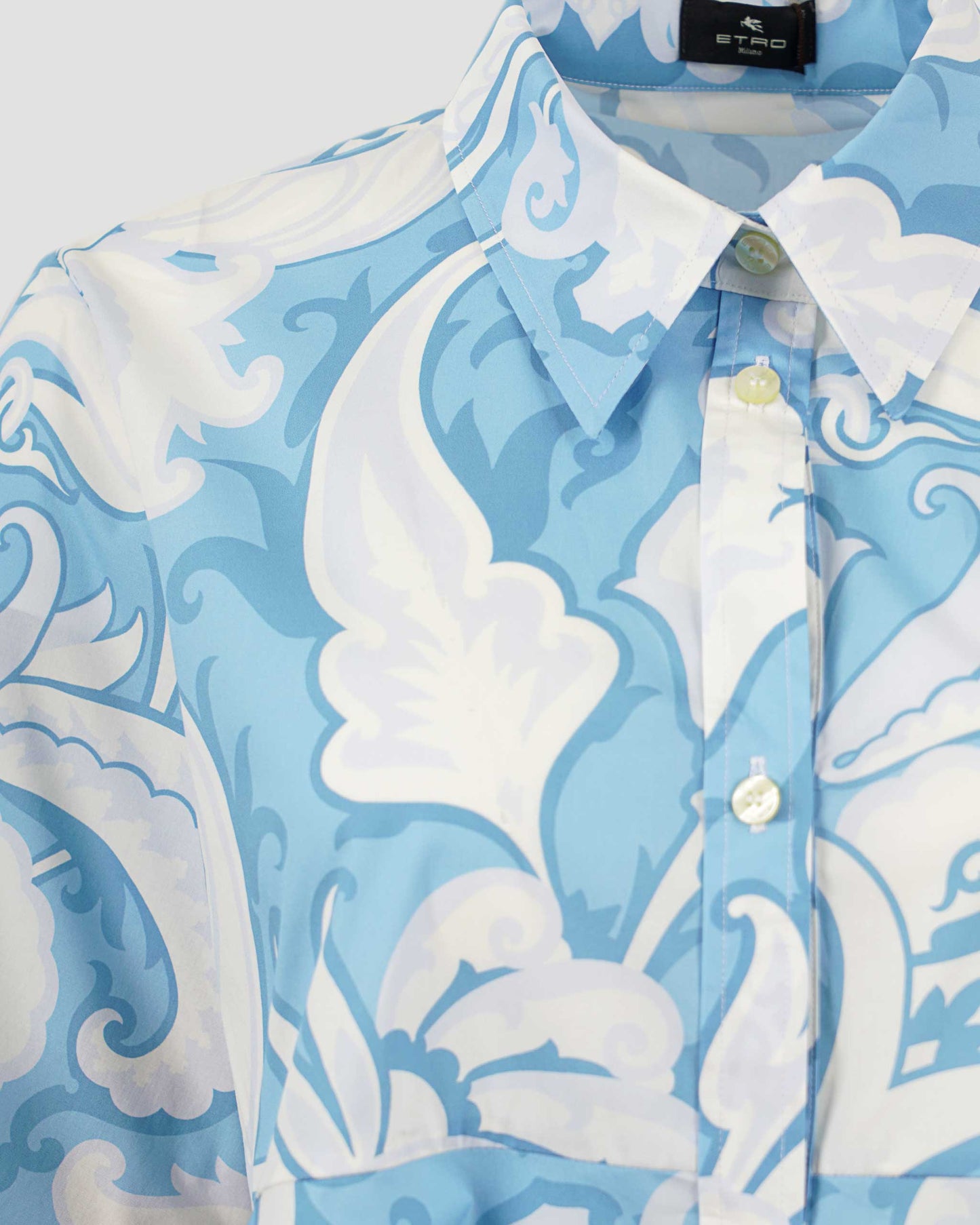 Blue Paisley Shirt
