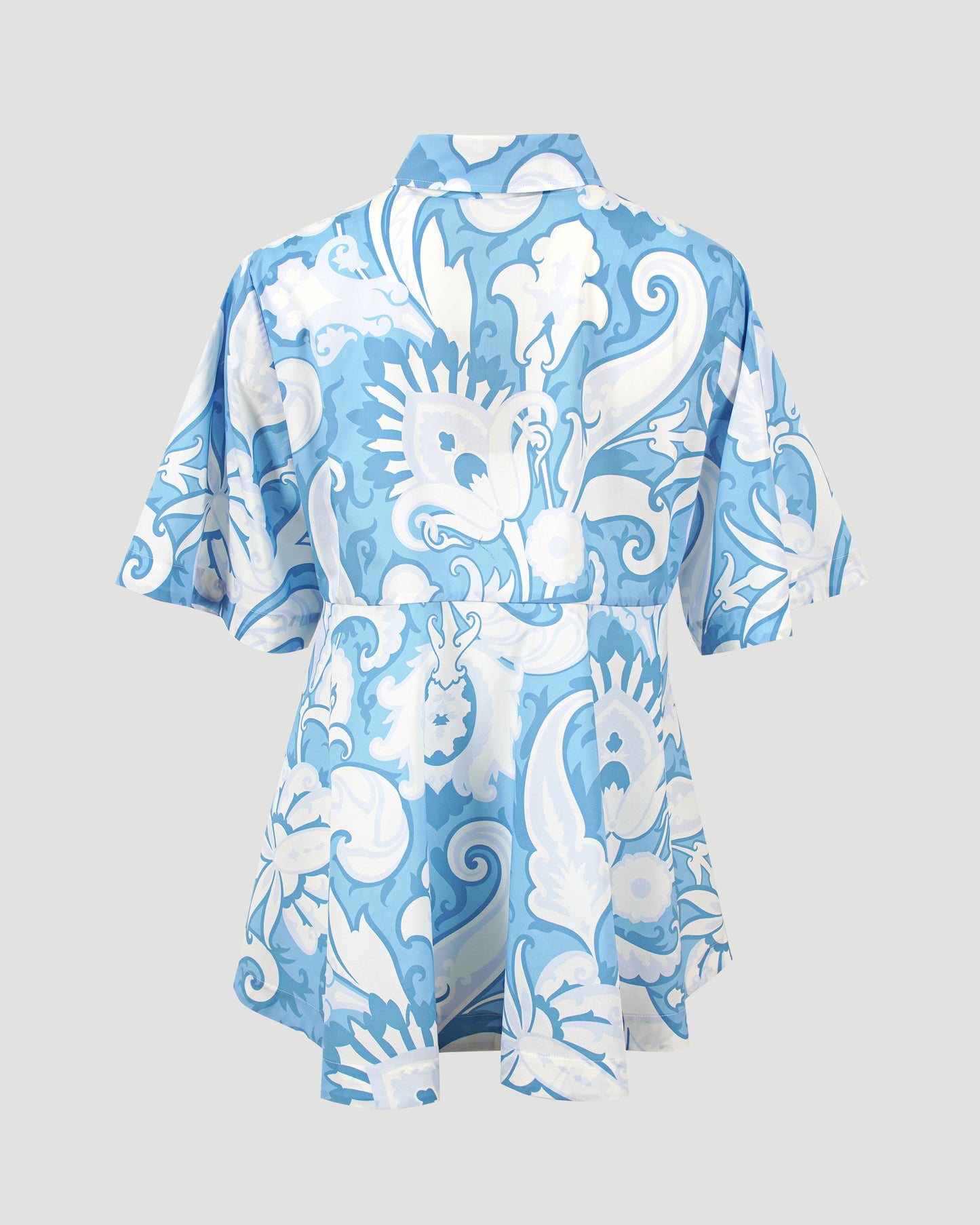 Blue Paisley Shirt
