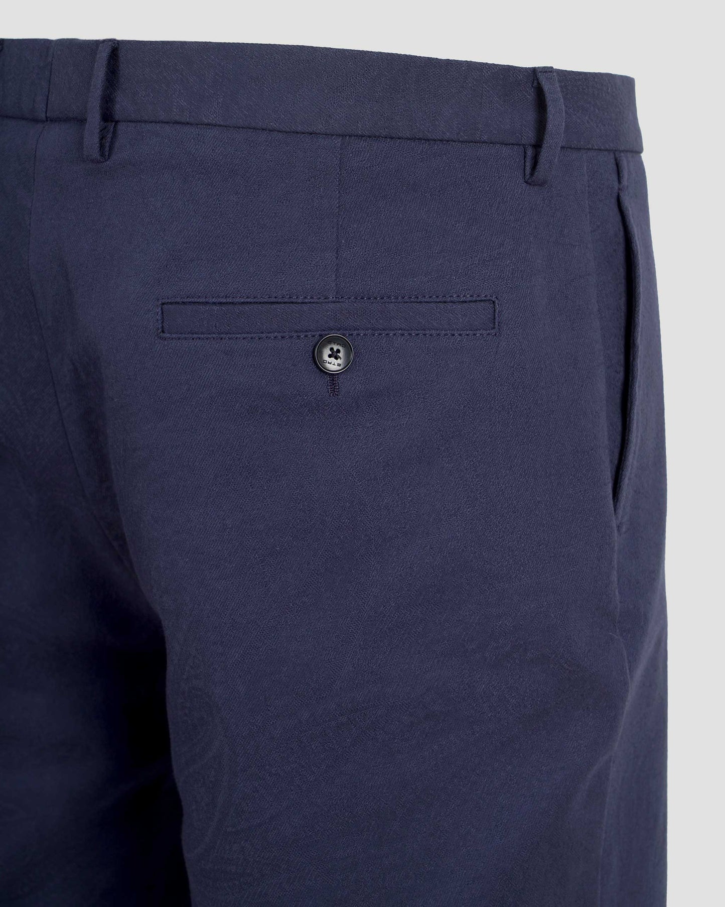 Paisley-Jacquard Denim Shorts