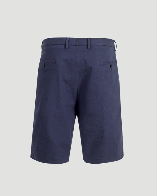 Paisley-Jacquard Denim Shorts