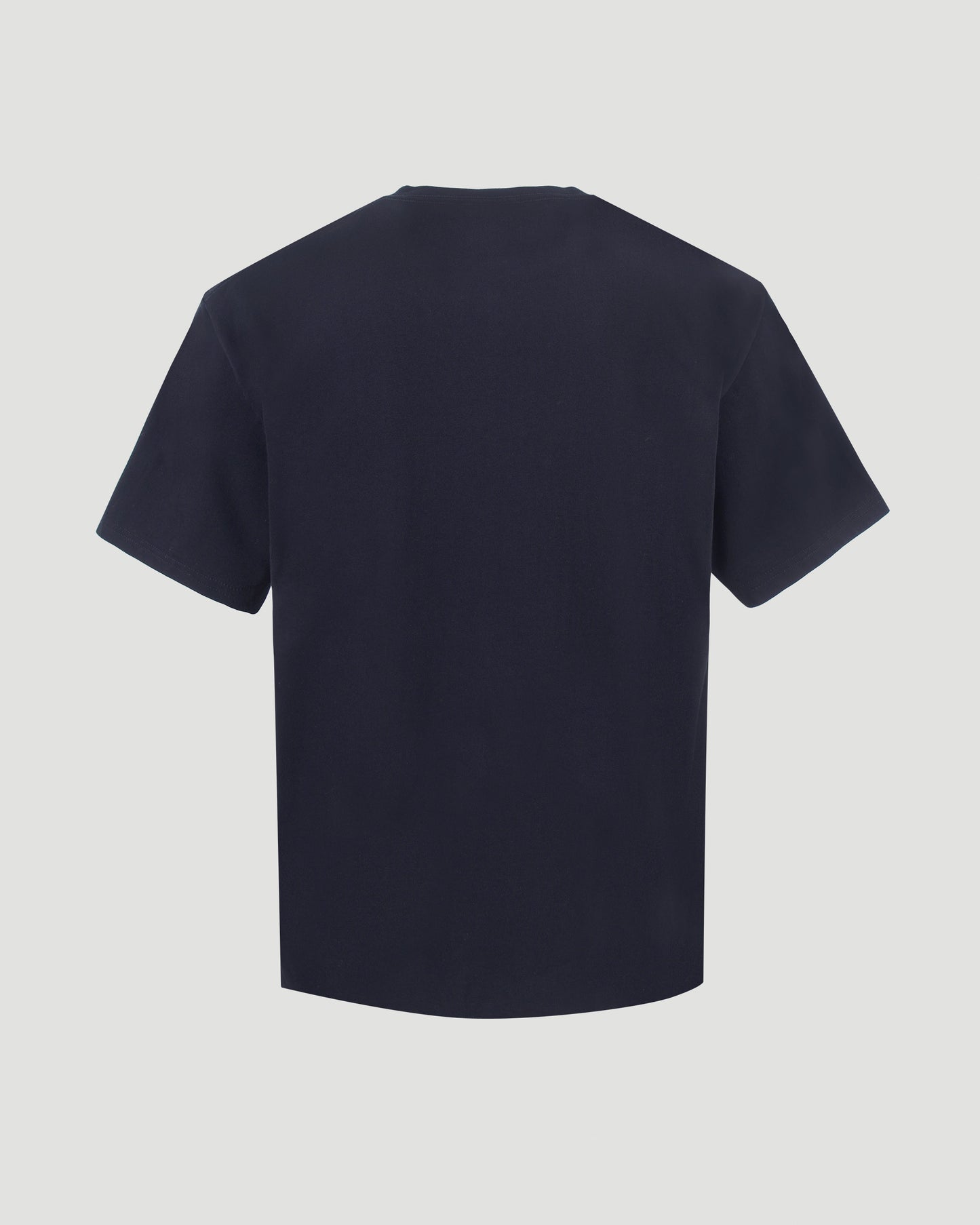 Logo Script Print T-Shirt in Blue