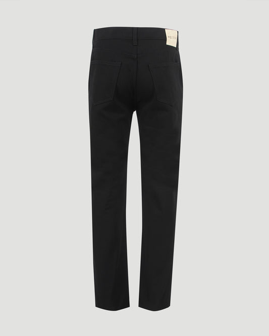 Straight-Leg Jeans in Black