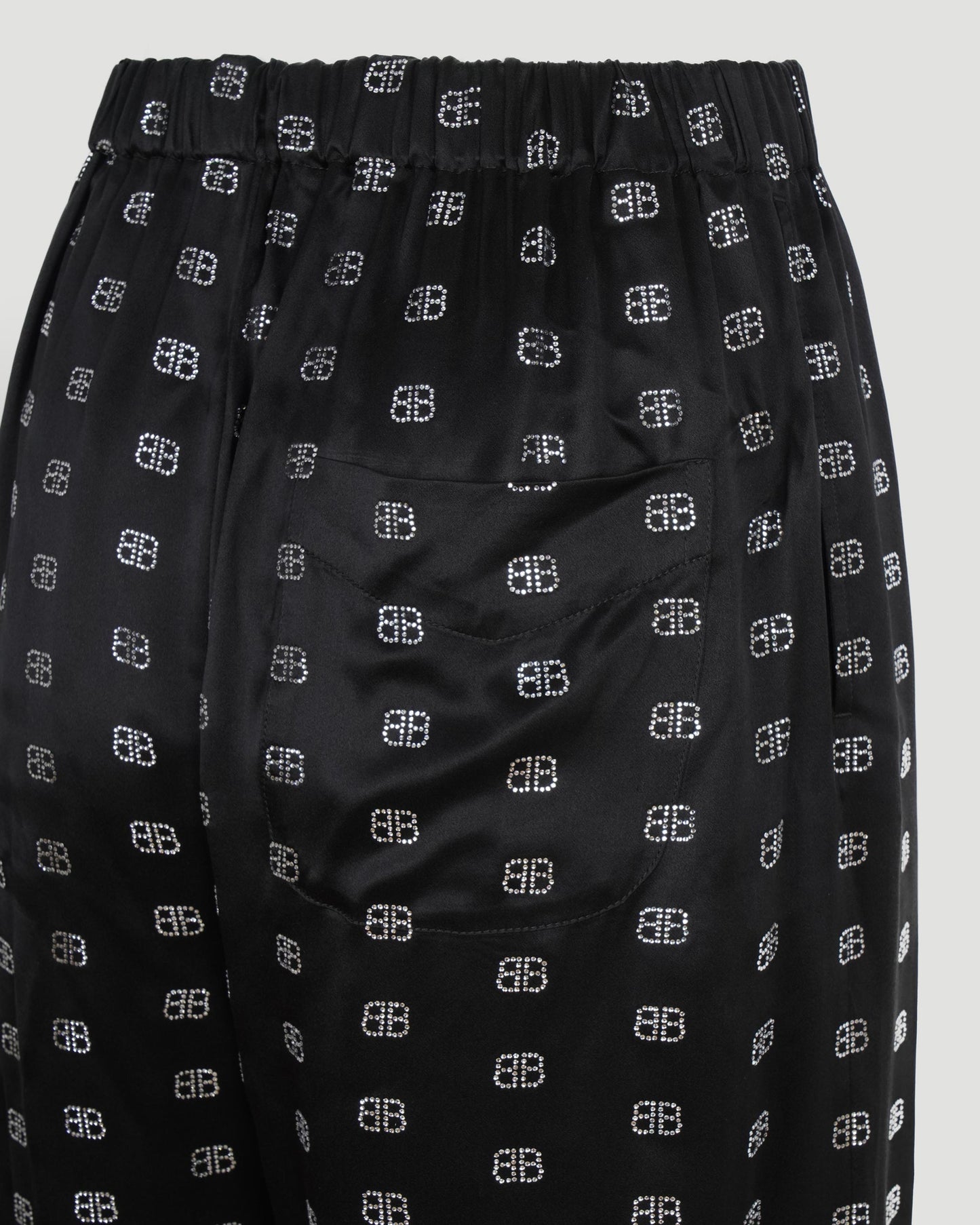 RHINESTONE-EMBELLISHED PYJAMA PANTS