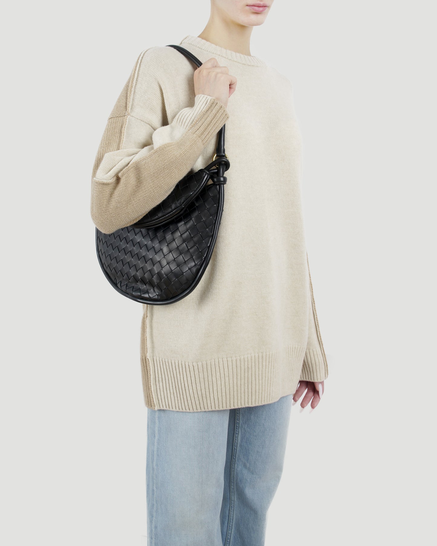 Gemelli leather shoulder bag