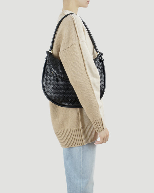 Gemelli leather shoulder bag
