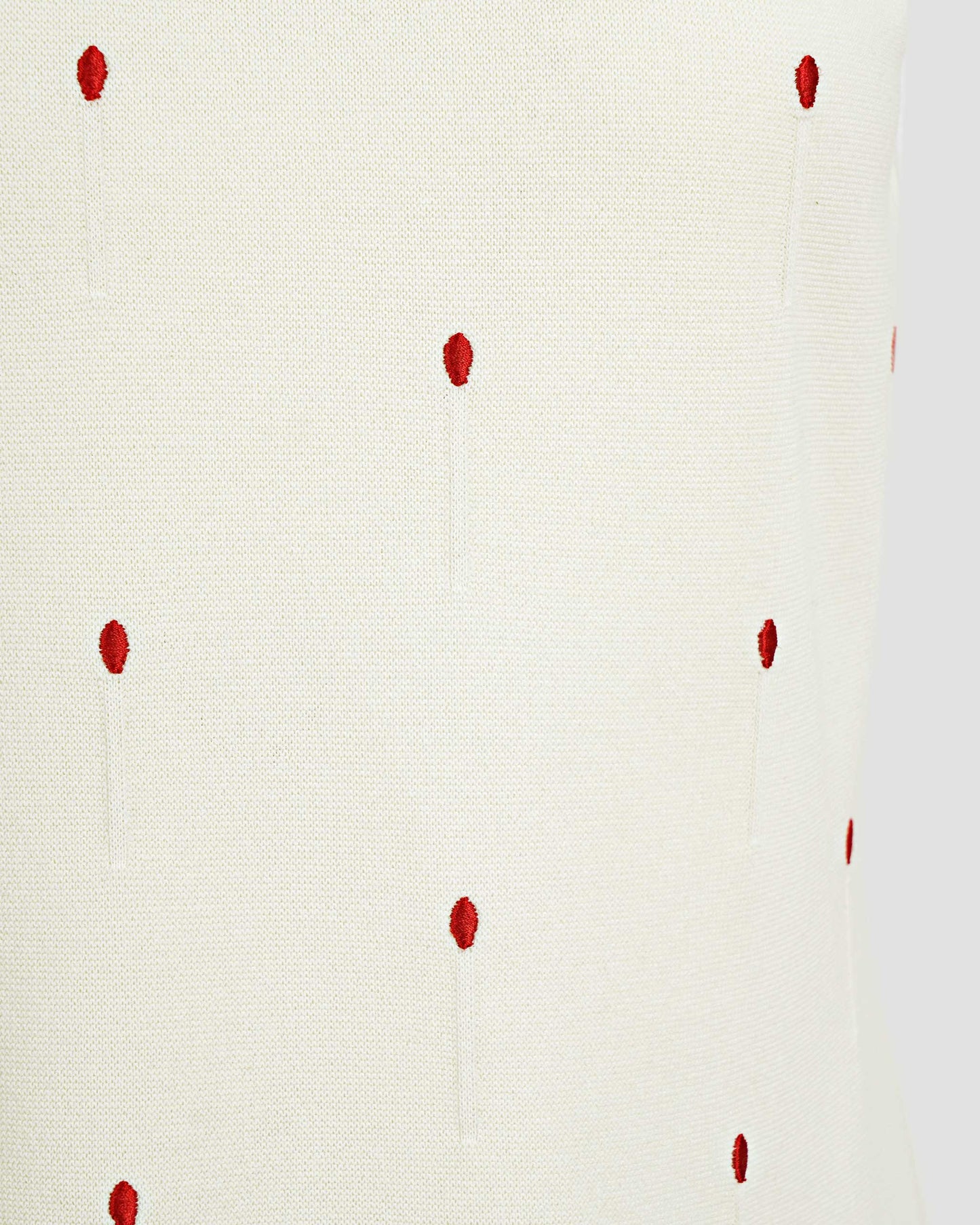 Cotton Embroidered Matches Tank Top