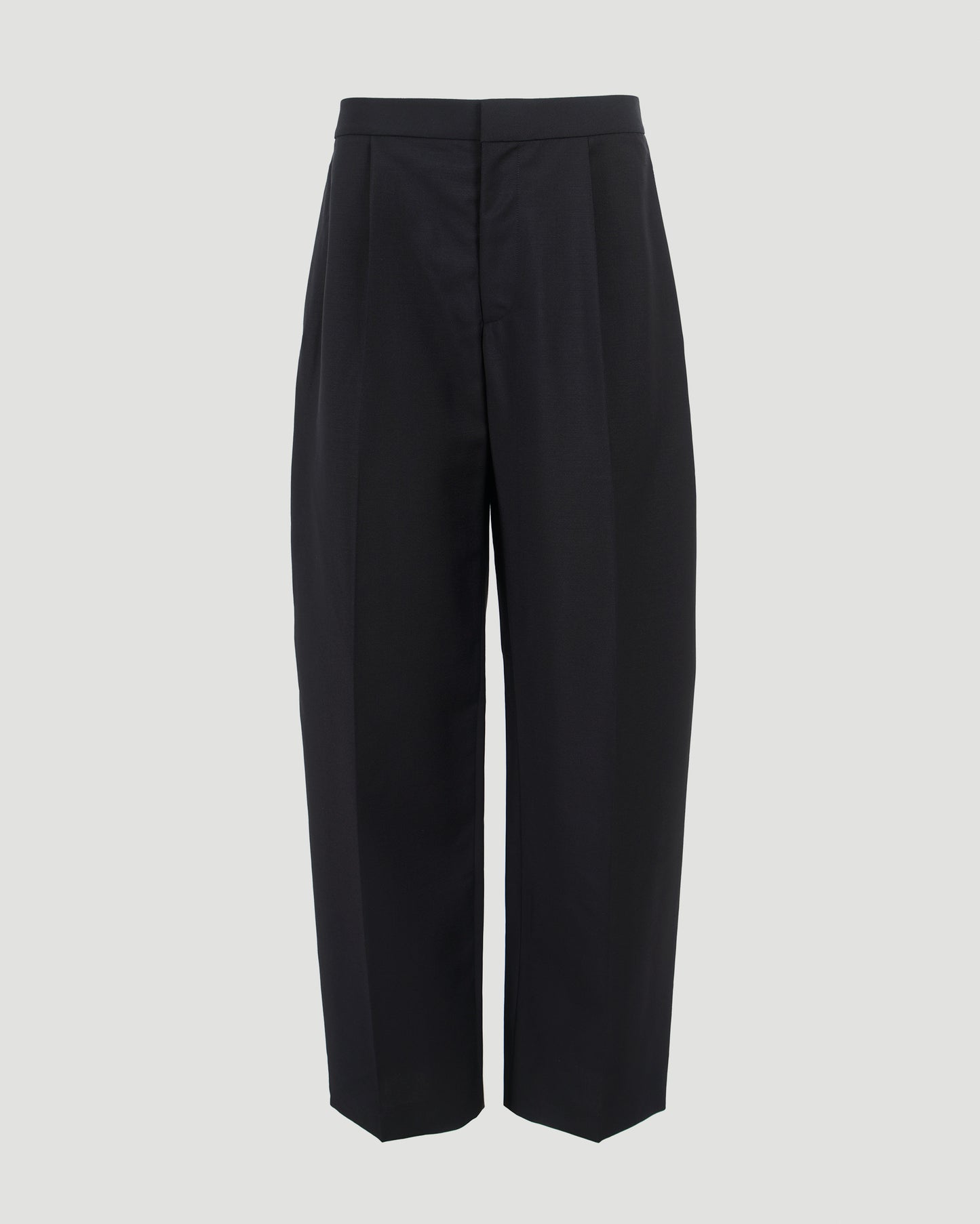 Wool Mohair Tailored Pants in Black