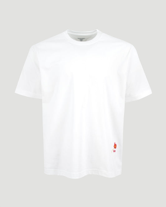 Cotton Jersey T-Shirt in White