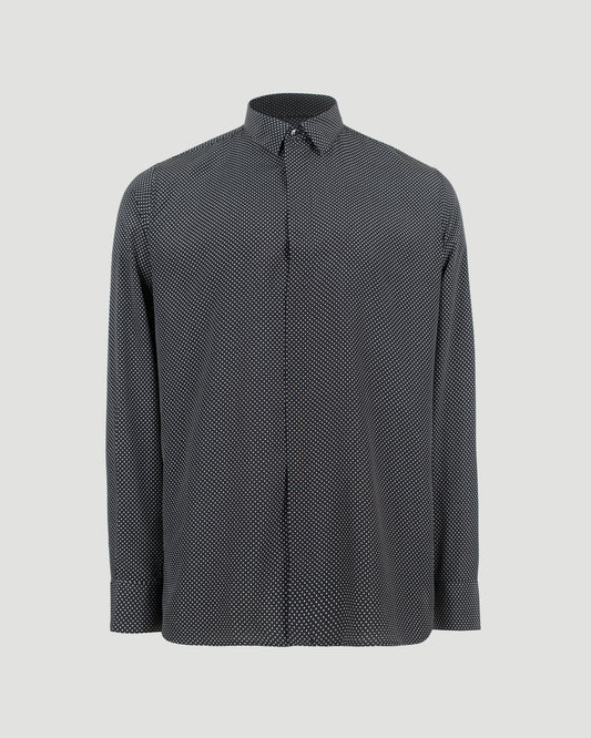 Polka Dot Shirt in Silk