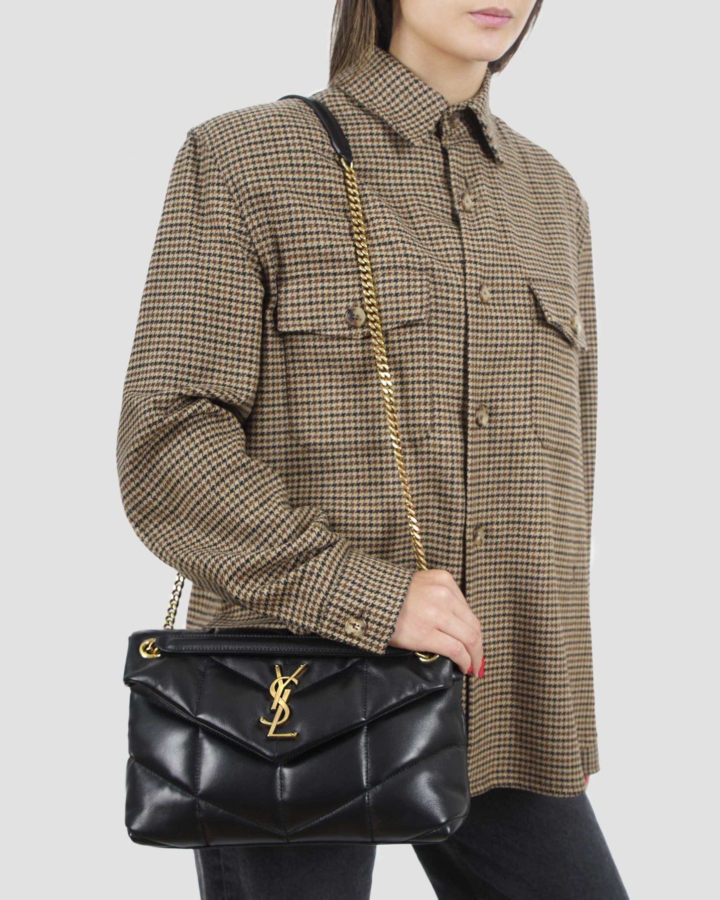 Puffer Medium in Nappa Leather