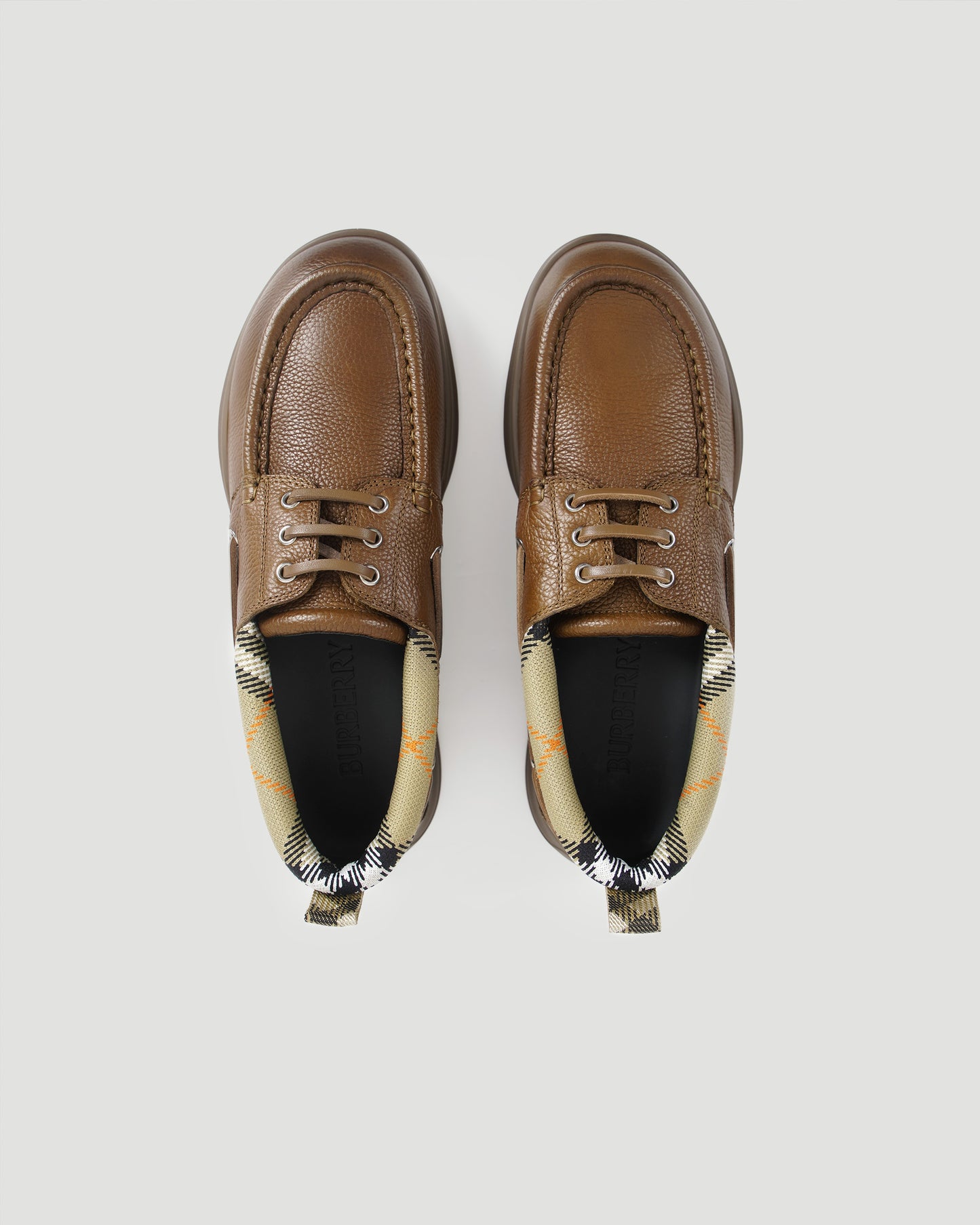 Leather Loafers in Pinecone
