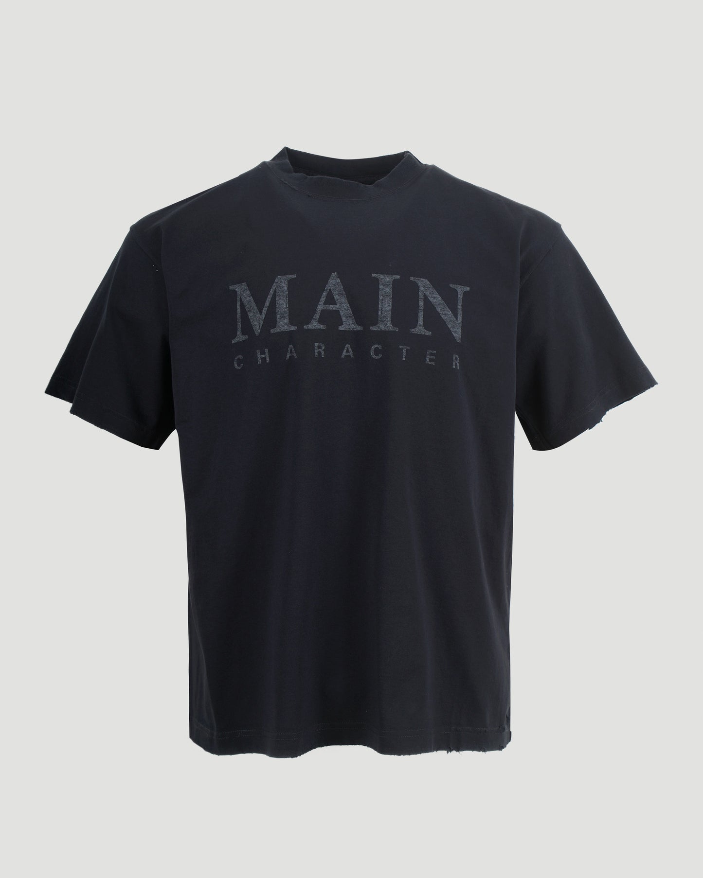 T-Shirt in Faded Black