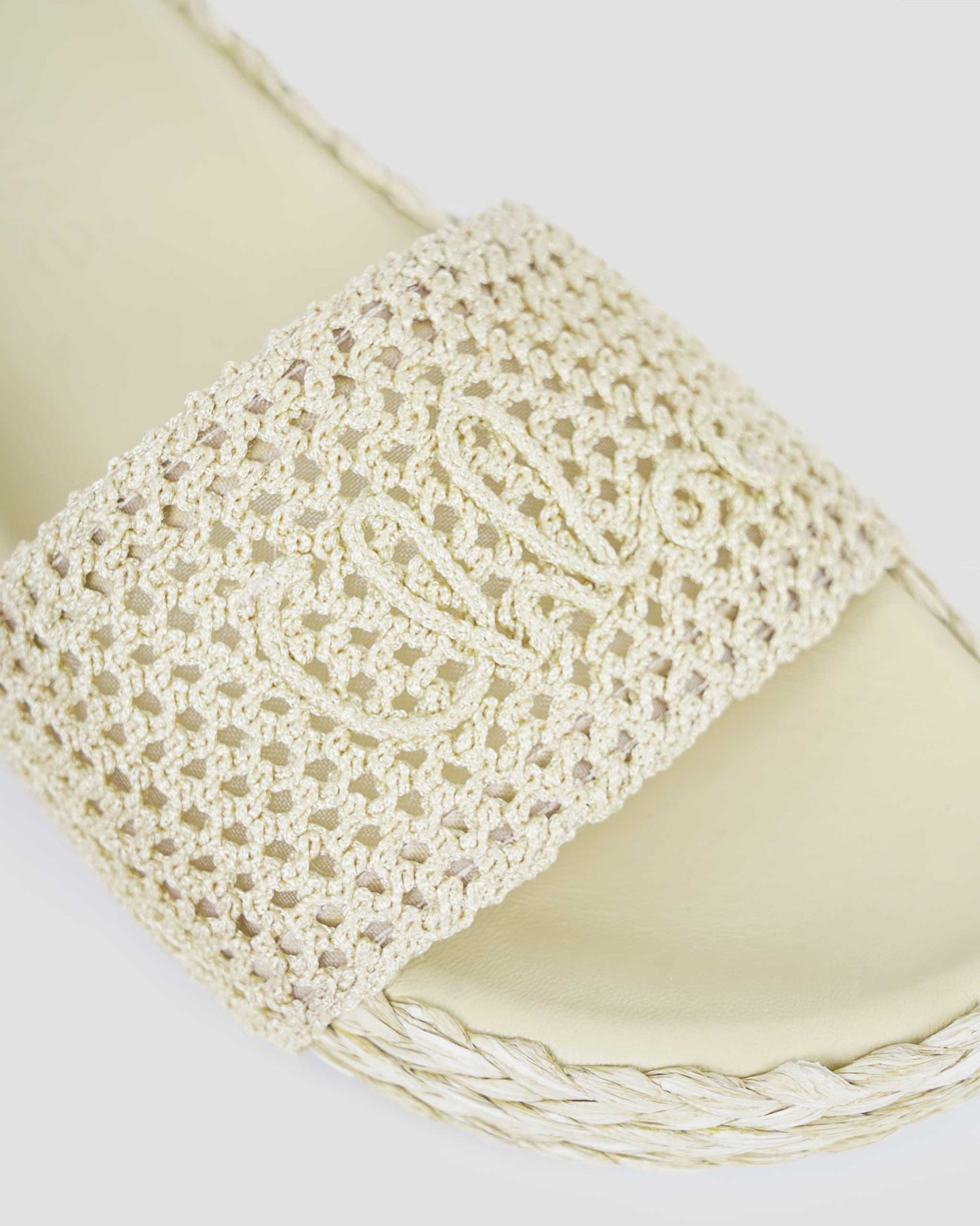 Isla Slide in Natural Brown