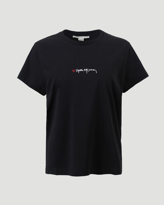COTTON T-SHIRT IN BLACK