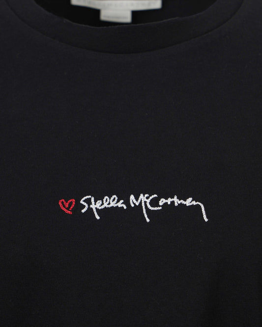 COTTON T-SHIRT IN BLACK
