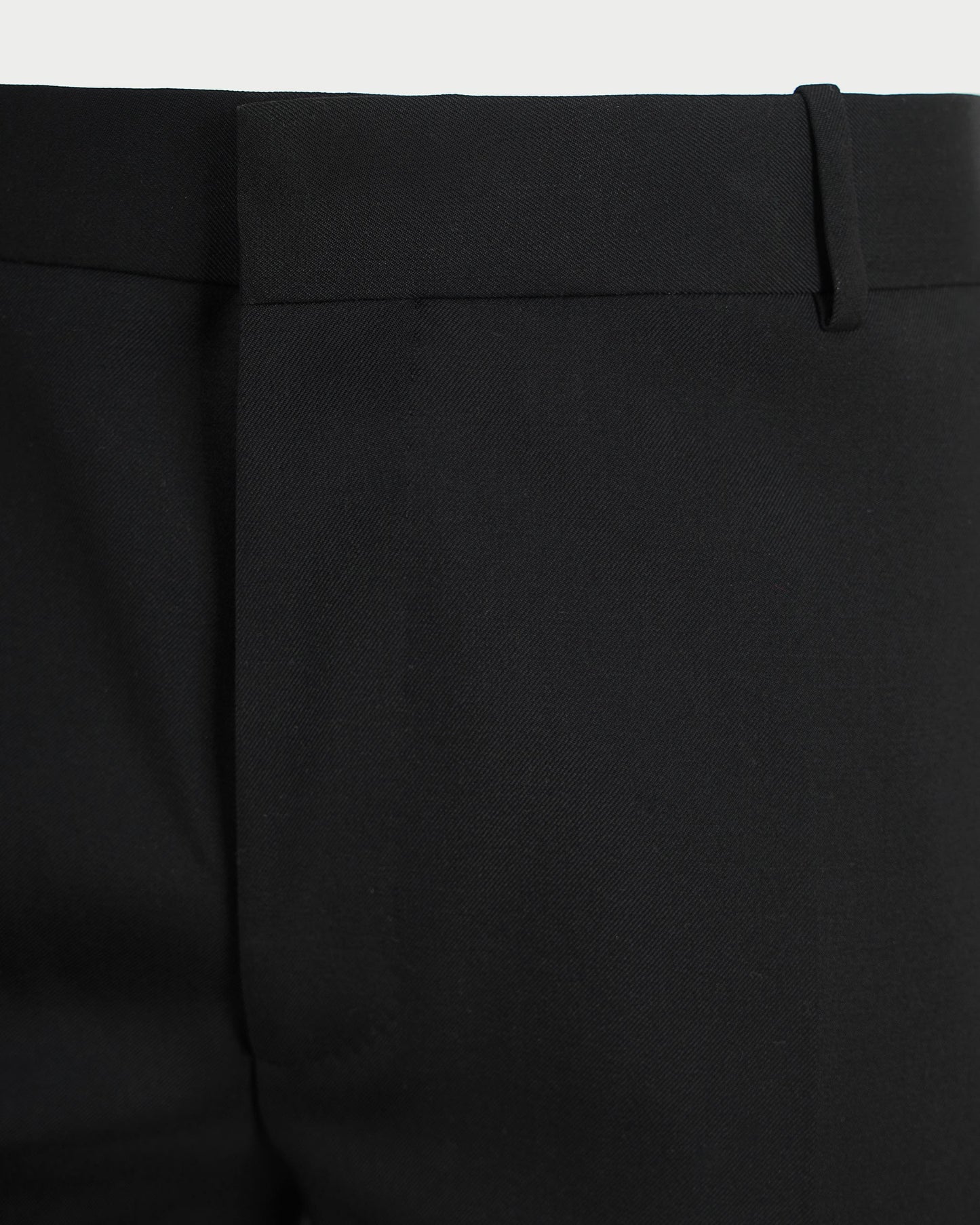 TAILORED CIGARETTE TROUSERS IN BLACK