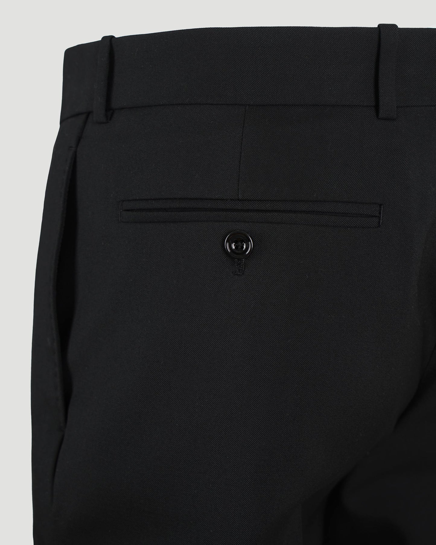 TAILORED CIGARETTE TROUSERS IN BLACK