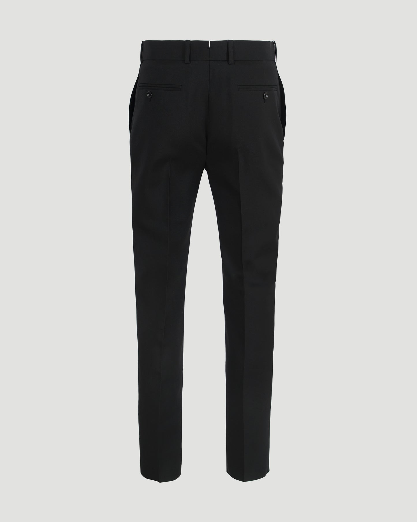 TAILORED CIGARETTE TROUSERS IN BLACK