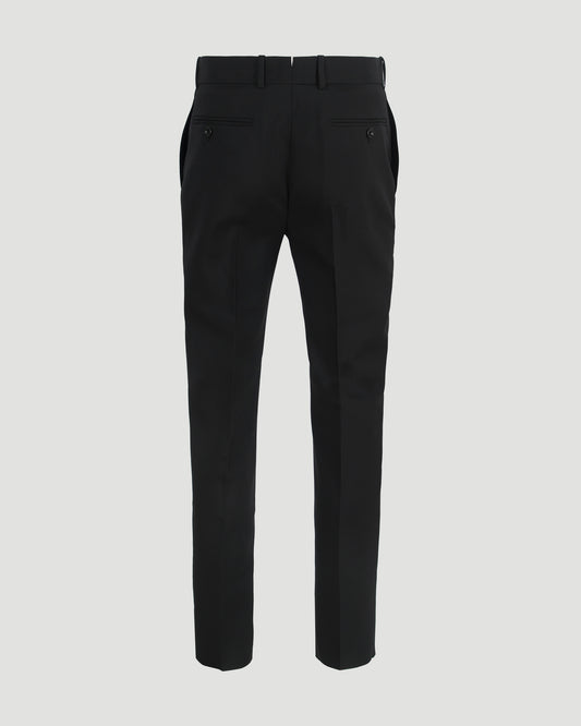 TAILORED CIGARETTE TROUSERS IN BLACK