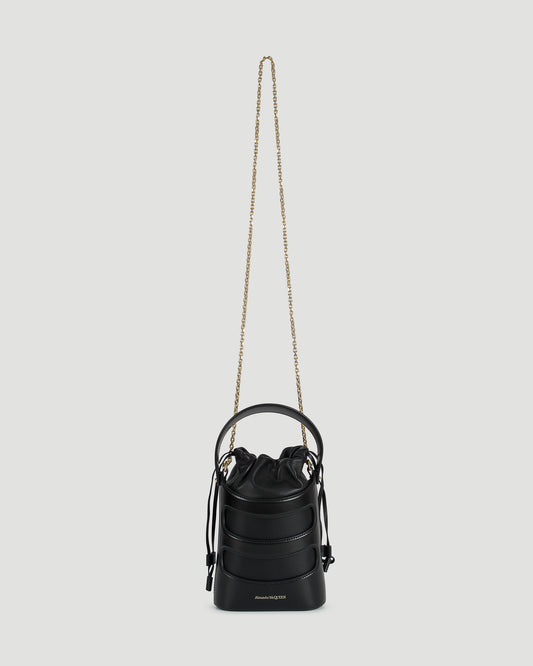 THE RISE MINI BUCKET BAG IN BLACK
