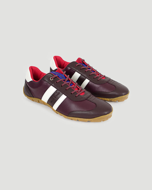 The Cadence Sneaker in Burgundy